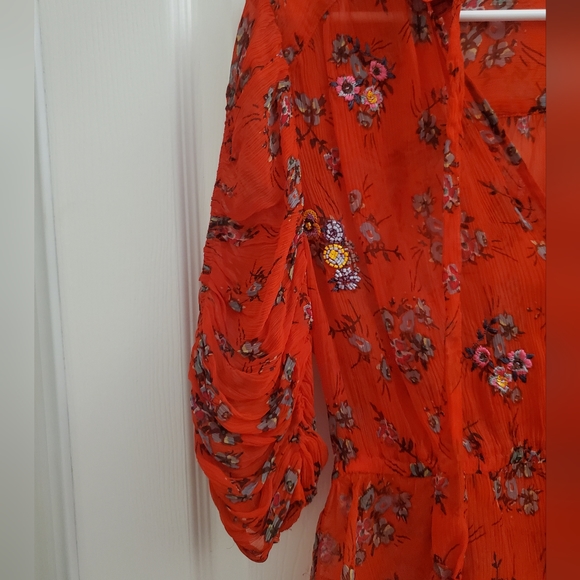 Free People Floral Embroidered Blouse - Picture 4 of 12